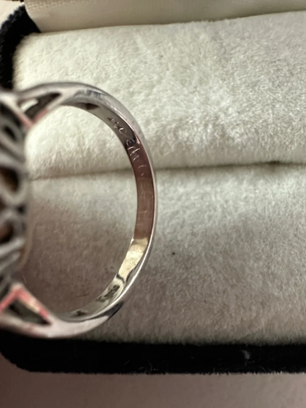 KARIS LAB SAPPHIRE STERLING RING 6.25